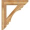 Ekena Millwork Olympic Slat Rough Sawn Bracket w/ Offset Brace, Western Red Cedar, 8"W x 34"D x 38"H BKT0806X34X38OLY06RWR - alternate 3